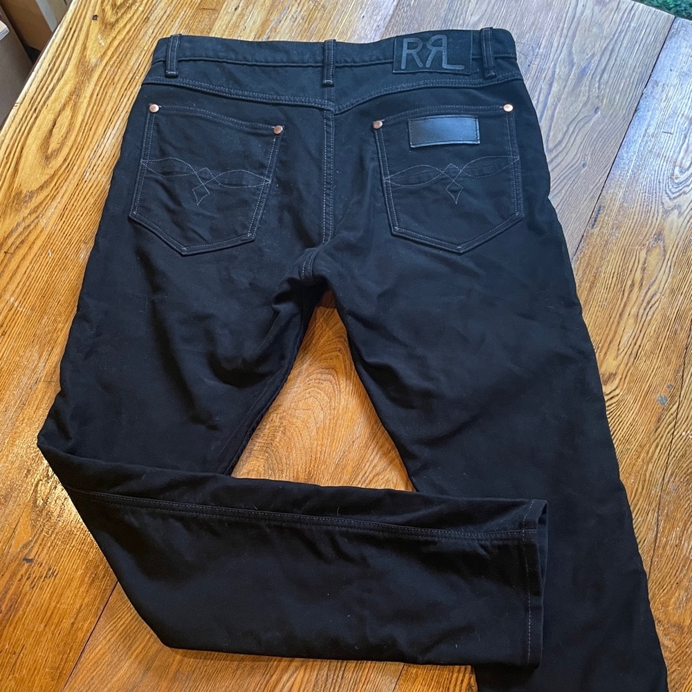 Ralph Lauren RRL Double RL black moleskin jeans - Picture 2 of 8